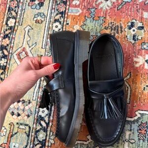 Dr Martens | Like New Adrian Smooth Leather Tassel Loafers - Size 8 - Black